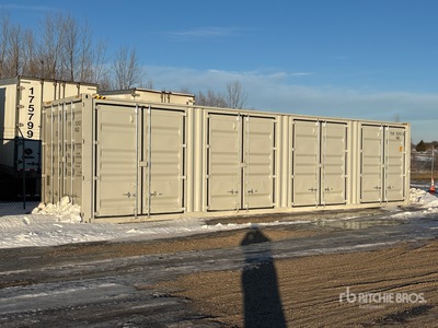 2025 40 ft High Cube Multi-Door Storage Container