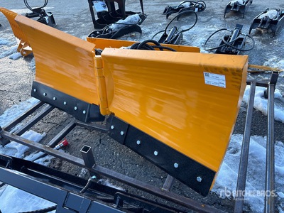 2026 GIYI GY-VSB74 74 in V Shaped Skid Steer Snow Blade (Unused)