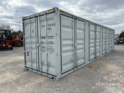 2026 40 ft High Cube Multi-Door Contenedor de almacenamiento