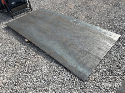 2026 SKLP 5 ft x 10 ft (0.75 in Thick) Placche in metallo (Unused)