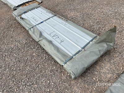 Quantity of (100) 2026 SKLP SK-XH50 10 ft Corrugated Tin Siding (Unused)