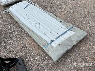 Quantity of (100) 2026 SKLP SK-XH50 10 ft Corrugated Tin Siding (Unused)