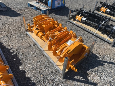 Quantity of (8) 2026 GIYI VCA-8   Mini Excavator Attachments - to Fit Cat 301 (Unused)