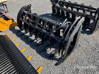 2026 GIYI GY-CLG72 72 in Râteau à racines pour Skid Steer (Unused)