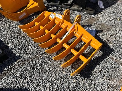 2026 GIYI 44 in Excavator Rake - Fits Cat 305 (Unused)