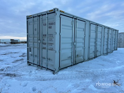 2025 40 ft High Cube Multi-Door Storage Container
