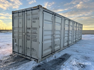 2025 40 ft High Cube Multi-Door Storage Container