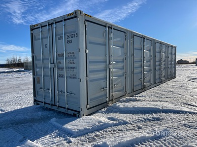 2025 40 ft High Cube Multi-Door Storage Container