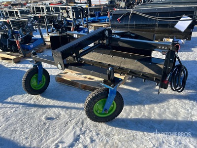 2025 GIYI GY-PR71 71 in Skid Steer Power Rake スキッドステア付属部品 (Unused)