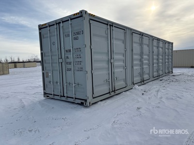 2025 40 ft High Cube Multi-Door Contenedor de almacenamiento