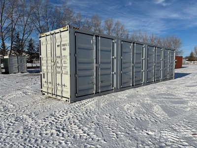 2025 40 ft High Cube Multi-Door Storage Container