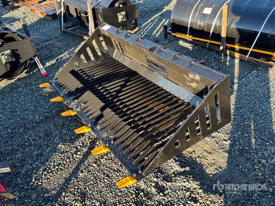 2025 GIYI GY-RB66 66 in Skeleton Skid Steer Bucket (Unused)