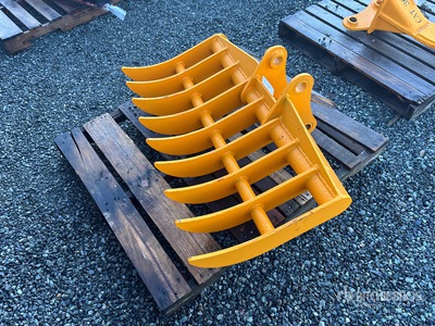 2025 GIYI 19 in Râteau d'excavatrice - Fits Cat 305 (Unused)