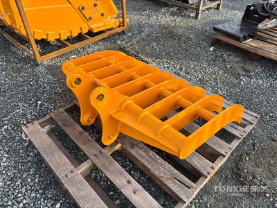 2026 GIYI 45 in Râteau de pelleteuse - Fits Cat 307 (Unused)