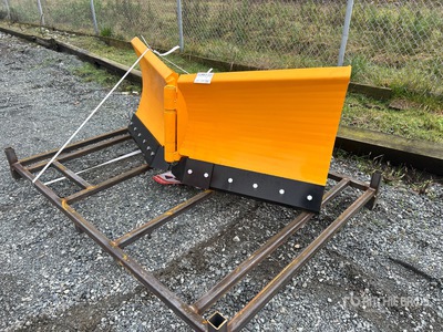 2026 GIYI GY-VSB74 74 in V-shaped Skid Steer Snow Blade (Unused)
