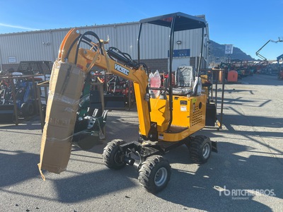 2026 VICSEC VC-L13 Wheeled Mini Excavator (Unused)