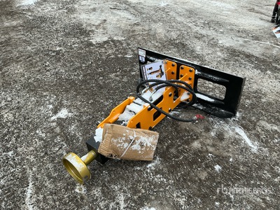 2025 GIYI GY-D680 Skid Steer Post Driver (Unused)