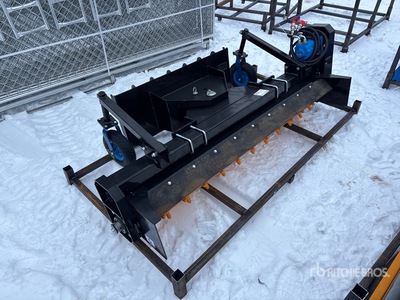 Quantity of (2) 2026 GIYI GY-LPR71 71 in Skid Steer Power Rake Divers - Accessoires pour chargeuse à différentiel (Unused)