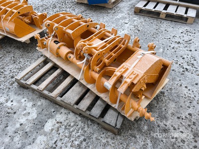 Quantity of (8) 2025 GIYI VCA-8 Excavator Attachments - Fits Cat 301 (Unused)