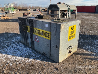 Bitumen verwarmde Box-trailer