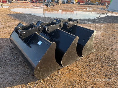 Quantity of (3) 1750 mm Cleanup Graafmachine Bak - Fits 13T