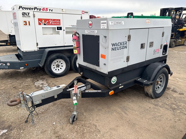 2021 Wacker Neuson G25 19.5 kW Mobile Generator Set