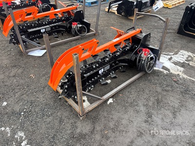 2025 GIYI D39 39 in Mini Skid Steer Trencher (Unused)