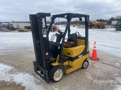 2011 Yale GLC050VXNGSE083 4650 lb Cushion Tire Forklift