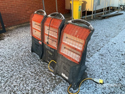 Quantity of (3) Extraction Fan