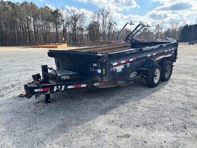 2021 PJ DL142 14 ft T/A Lichte Kiepaanhanger