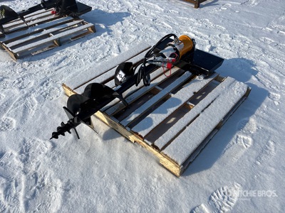 2026 GIYI 12 in Mini Skid Steer Auger (Unused)
