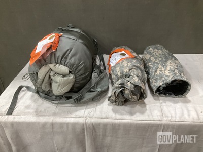 (6) Improved Combat Shelters, (2) Modular Sleeping Bag Systems & Assorted Items