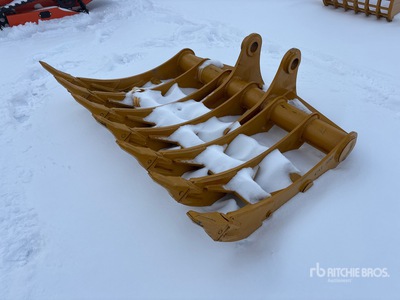 2025 GIYI GY-P320 65 in Excavator Rake - Fits Cat 320 (Unused)