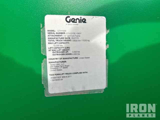 MANIPULADOR 2015 GENIE