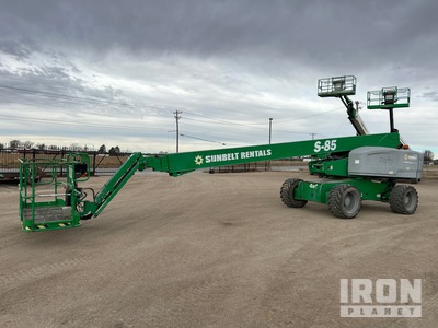 2015 Genie S85 4WD Diesel Telescopic Boom Lift