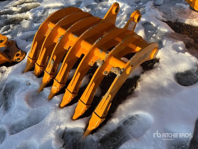 2026 GIYI 32 in Râteau d'excavatrice - Fits Cat 305 (Unused)