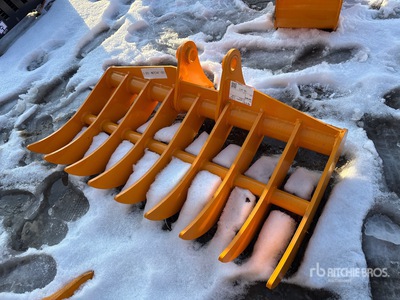 2026 GIYI 44 in Râteau d'excavatrice - Fits Cat 305 (Unused)