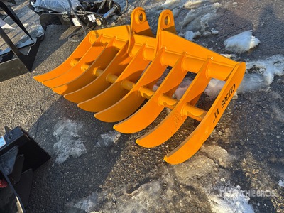 2026 GIYI 44 in Râteau d'excavatrice - Fits CAT 305 (Unused)