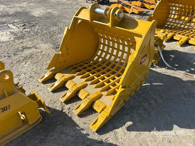 2025 HW BKT32054SKEL 54 in 1.02 cyd Skeleton Benna per escavatore - Fits Cat 320 (Unused)