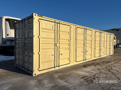 2025 40 ft High Cube Multi-Door Storage Container