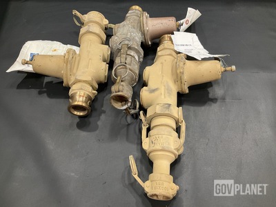 (3) Watts 25AUB Fluid Pressure Regulating Valves