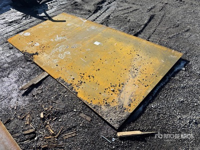 2026 SKLP 5 ft x 10 ft (.25 in Thick) Placche in metallo (Unused)