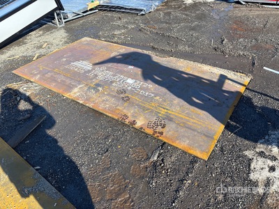 2026 SKLP 5 ft x 10 ft (.75 in Thick) Placche in metallo (Unused)