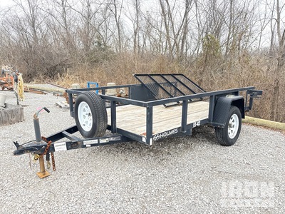 2016 Holmes Utility 10 ft T/A Equipment Trailer