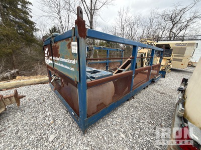 Mabry industries Custom Man basket for holding drill mast in deep holes