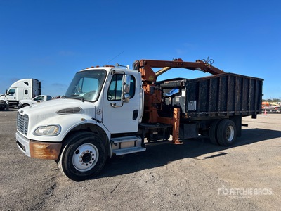7100 lb Knuckle Boom on 2004 Freightliner M2106 4x2 Grapple Truck