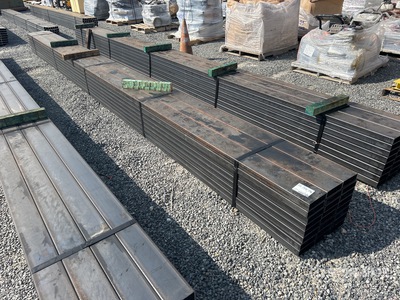 Quantity of 2025 Kit Containers 2 in x 6 in Rectangle Tubing (Unused)