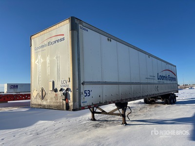 2014 Vanguard 53 ft x 102 in T/A Van Trailer