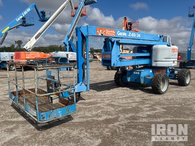 2012 Genie Z-60/34 4WD Diesel Nacelle articulée