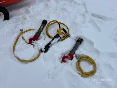 Quantity of (3) Pneumatic Sinker Rock Drill Varios, herramientas manuales